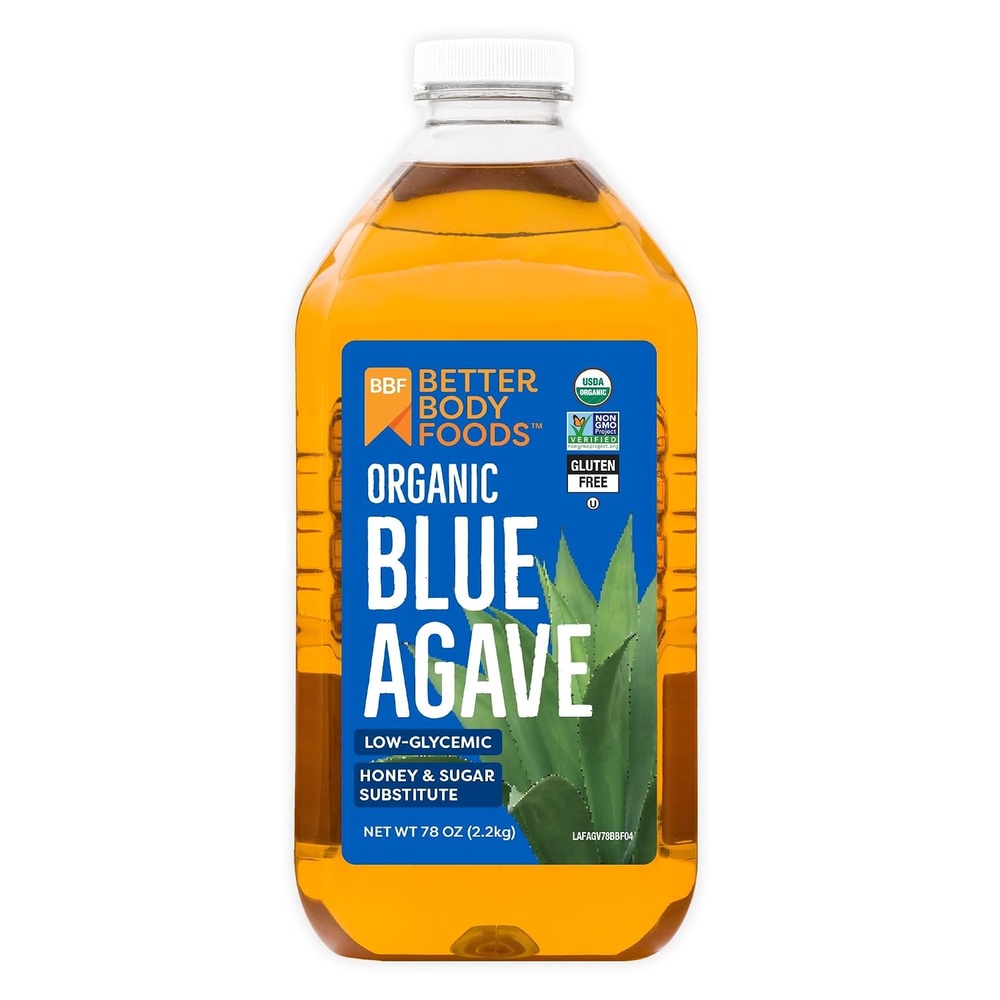 image:imageBetterBody Foods Organic Blue Agave Low Glycemic Sweetener 25 Oz78 Fl Oz Pack of 1
