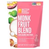 BetterBody Foods Monk Fruit Sweetener Blend, Raw Cane Sugar Substitute, Zero Calorie, Keto Diet Friendly, Zero Net Carbs, Zero Glycemic, Baking, Extract, Sugar Replacement, 1lb, 16 oz(Monk Fruit Sweetener Blend)