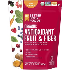 BetterBody Foods Organic Antioxidant Fruit and Fiber Superfood Blend, 12.7 Ounce, Powder(12.7 Ounce (Pack of 1))